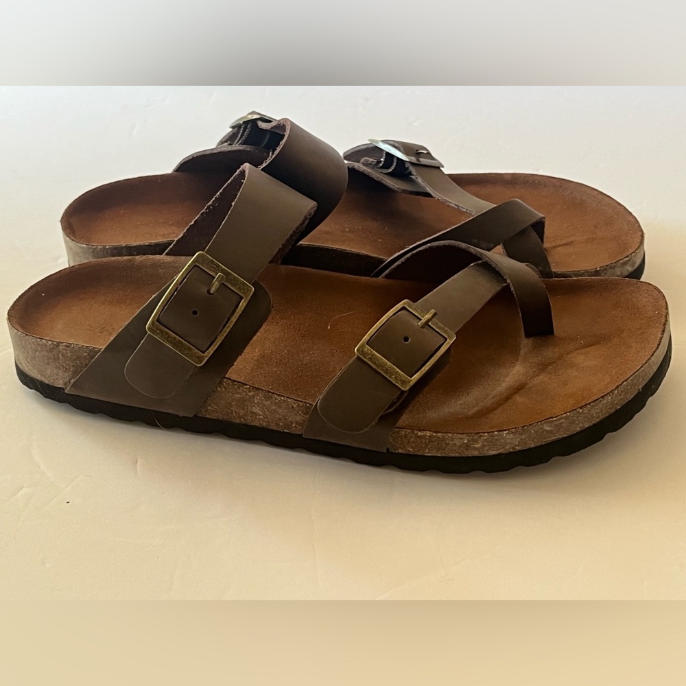 Sonoma Women’s Brown Sandals Shoes size 7 M - Picture 2 of 7